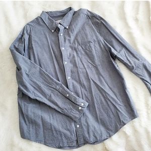 Grey Long Sleeve Button Down